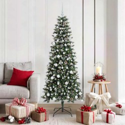 Sapin de Noël artificiel Vert 180 cm PVC, plastique et acier 542121542121