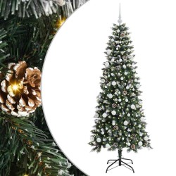 Sapin de Noël artificiel Vert 180 cm PVC, plastique et acier 542121542121