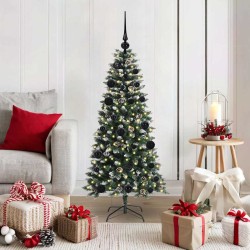 Sapin de Noël artificiel Vert 120 cm PVC, plastique et acier 542122542122