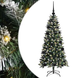 Sapin de Noël artificiel Vert 120 cm PVC, plastique et acier 542122542122