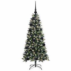 Sapin de Noël artificiel Vert 120 cm PVC, plastique et acier 542122542122