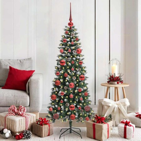 Sapin de Noël artificiel Vert 150 cm PVC, plastique et acier 542124542124