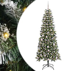 Sapin de Noël artificiel Vert 180 cm PVC, plastique et acier 542126542126