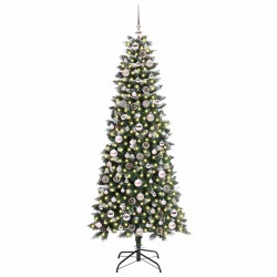 Sapin de Noël artificiel Vert 180 cm PVC, plastique et acier 542126542126