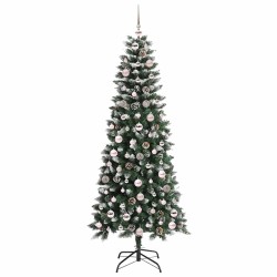 Sapin de Noël artificiel Vert 180 cm PVC, plastique et acier 542126542126