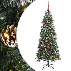 Sapin de Noël artificiel Vert 150 cm PVC, plastique et acier 542127542127