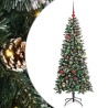 Sapin de Noël artificiel Vert 150 cm PVC, plastique et acier 542127542127