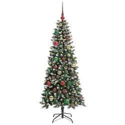 Sapin de Noël artificiel Vert 150 cm PVC, plastique et acier 542127542127