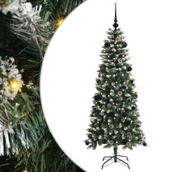 Sapin de Noël artificiel Vert 150 cm PVC, plastique et acier 542128542128