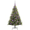 Arbre de Noël artificiel à charnières 150 LED Vert 120 cm 542130542130