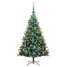 Arbre de Noël artificiel à charnières 150 LED Vert 120 cm 542131542131