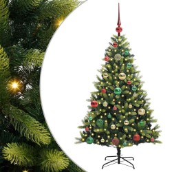 Arbre de Noël artificiel à charnières 150 LED Vert 120 cm 542132542132
