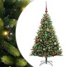 Arbre de Noël artificiel à charnières 150 LED Vert 120 cm 542132542132