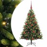 Arbre de Noël artificiel à charnières 150 LED Vert 150 cm 542133542133