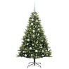 Arbre de Noël artificiel à charnières 150 LED Vert 120 cm 542134542134