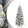 Sapin de Noël artificiel avec 150 LED avec support Blanc 120 cm 542135542135