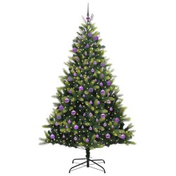 Arbre de Noël artificiel en silicone flexible 300 LEDs 180 cm 542136542136