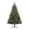 Arbre de Noël artificiel en silicone flexible 300 LEDs 180 cm 542136542136