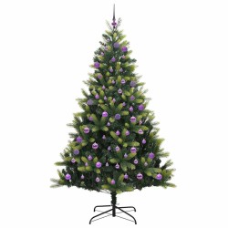 Arbre de Noël artificiel en silicone flexible 300 LEDs 180 cm 542136542136