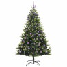 Arbre de Noël artificiel en silicone flexible 300 LEDs 180 cm 542136542136
