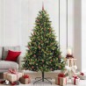 Arbre de Noël artificiel en silicone flexible 300 LEDs 210 cm 542137542137