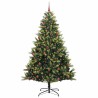 Arbre de Noël artificiel en silicone flexible 300 LEDs 210 cm 542137542137