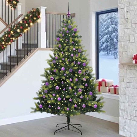 Arbre de Noël artificiel en silicone flexible 300 LEDs 240 cm 542138542138