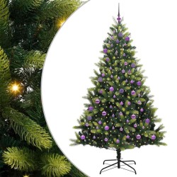 Arbre de Noël artificiel en silicone flexible 300 LEDs 240 cm 542138542138