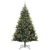 Arbre de Noël artificiel en silicone flexible 300 LEDs 240 cm 542138542138