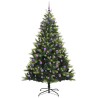 Arbre de Noël artificiel en silicone flexible 300 LEDs 240 cm 542138542138