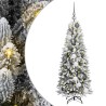 Sapin de Noël artificiel avec 150 LED avec support Blanc 120 cm 542140542140