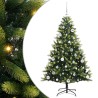 Arbre de Noël artificiel à charnières 150 LED Vert 150 cm 542146542146