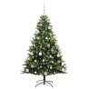 Arbre de Noël artificiel à charnières 150 LED Vert 150 cm 542146542146