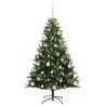 Arbre de Noël artificiel à charnières 150 LED Vert 150 cm 542146542146