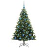 Arbre de Noël artificiel à charnières 150 LED Vert 150 cm 542148542148