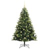 Arbre de Noël artificiel à charnières 150 LED Vert 150 cm 542149542149