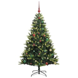 Arbre de Noël artificiel à charnières 150 LED Vert 150 cm 542150542150