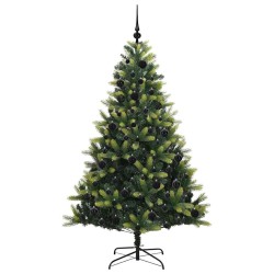 Arbre de Noël artificiel en silicone flexible 300 LEDs 180 cm 542151542151