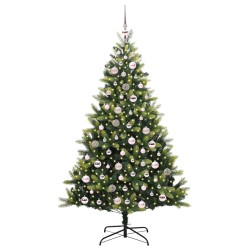 Arbre de Noël artificiel en silicone flexible 300 LEDs 180 cm 542152542152