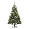 Arbre de Noël artificiel en silicone flexible 300 LEDs 180 cm 542152542152