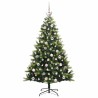 Arbre de Noël artificiel en silicone flexible 300 LEDs 180 cm 542152542152