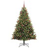 Arbre de Noël artificiel en silicone flexible 300 LEDs 180 cm 542153542153