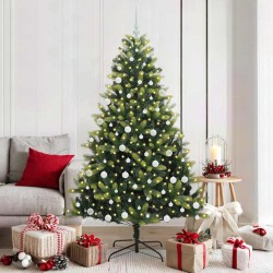 Arbre de Noël artificiel en silicone flexible 300 LEDs 180 cm 542154542154