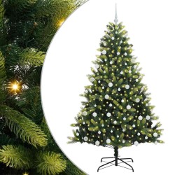 Arbre de Noël artificiel en silicone flexible 300 LEDs 180 cm 542154542154