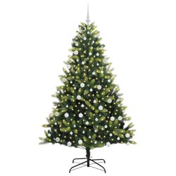 Arbre de Noël artificiel en silicone flexible 300 LEDs 180 cm 542154542154