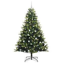 Arbre de Noël artificiel en silicone flexible 300 LEDs 180 cm 542154542154