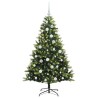 Arbre de Noël artificiel à charnières 150 LED Vert 150 cm 542155542155