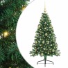Sapin de Noël artificiel pré-éclairé Vert 150 cm PVC 542158542158