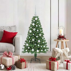Sapin de Noël artificiel Vert 120 cm PVC, Acier et Plastique 542163542163
