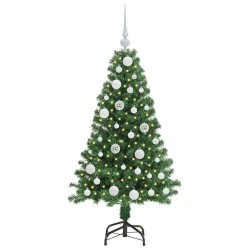 Sapin de Noël artificiel Vert 120 cm PVC, Acier et Plastique 542163542163
